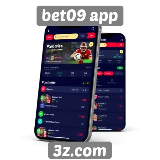 Análise da interface do site bet09 app